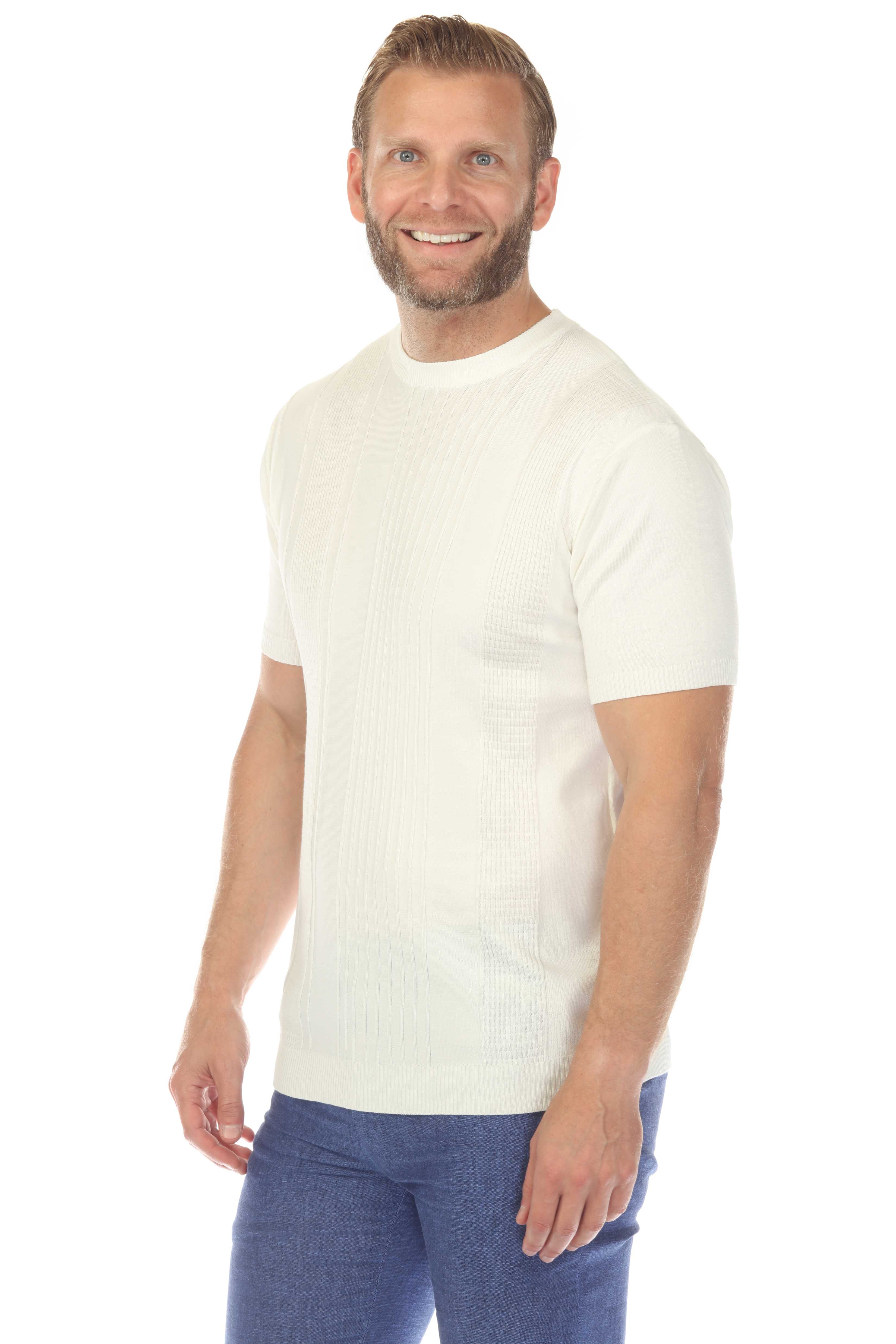 Men's Stylish Premium Knit Textured T-Shirt
