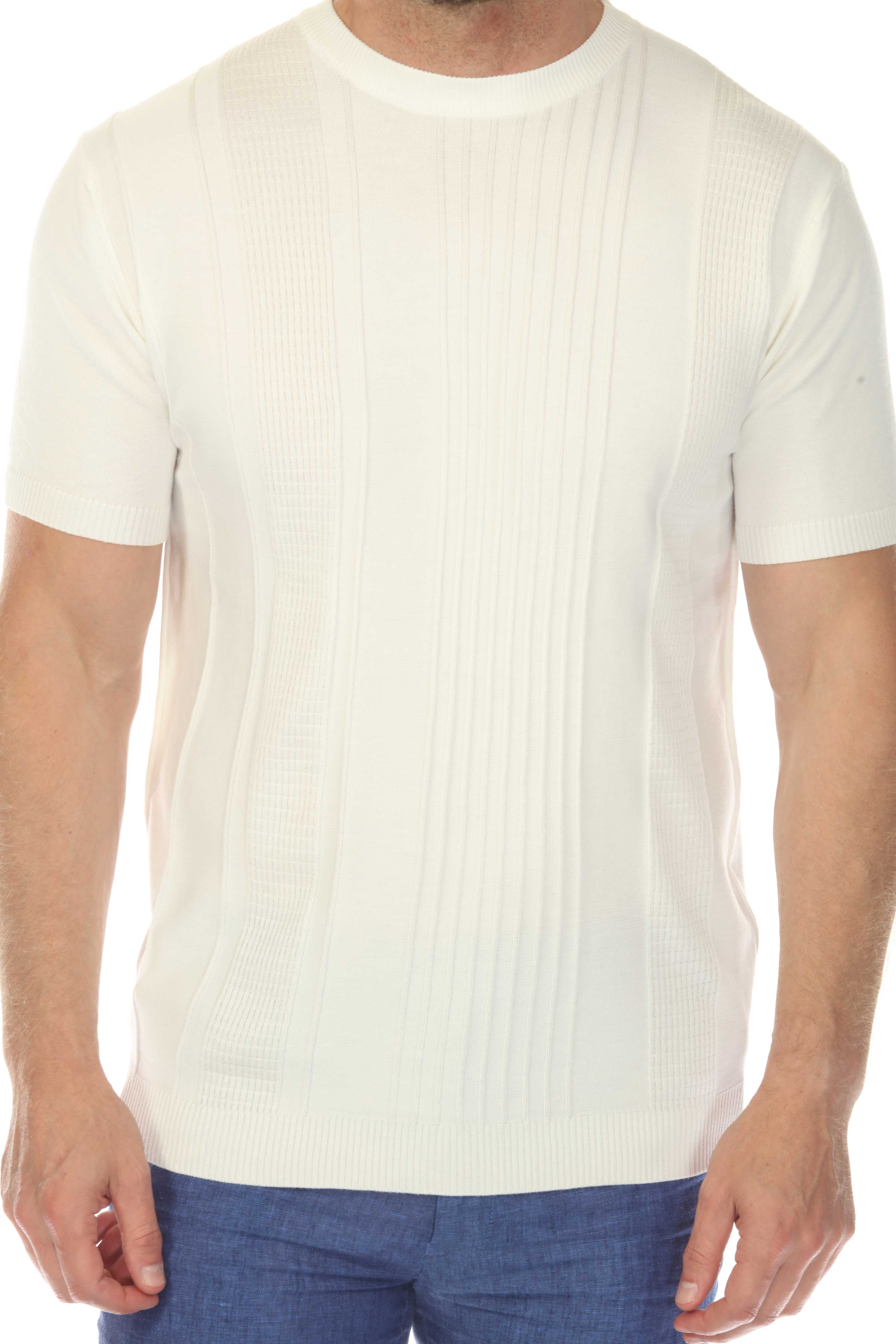 Men's Stylish Premium Knit Textured T-Shirt