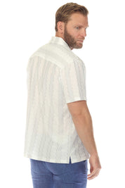Men's Riviera Textured Button Down Knit Shirt