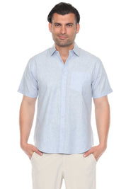 Mojito Men's Resort Style Casual Shirt Yarn Dyed Look Cotton Blend