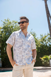 Mojito Men's Resort Style Casual Summer Print Shirt