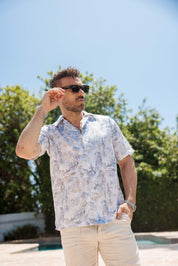Mojito Men's Resort Style Casual Summer Print Shirt