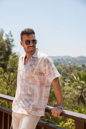 Mojito Men's Resort Style Casual Summer Print Shirt