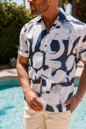 Mojito Men's Resort Style Casual Summer Print Shirt