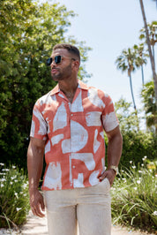 Mojito Men's Resort Style Casual Summer Print Shirt