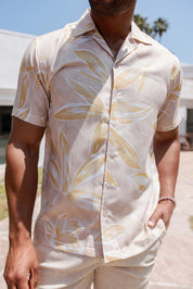 Mojito Men's Resort Style Casual Summer Print Shirt
