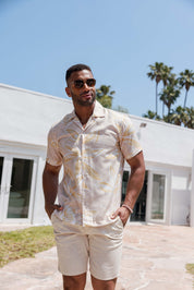 Mojito Men's Resort Style Casual Summer Print Shirt