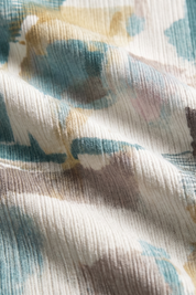 Abstract Print Camp Shirt Short Sleeve