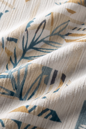 Tropical Print Camp Shirt Short Sleeve