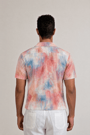 Sunset Print Camp Shirt Short Sleeve
