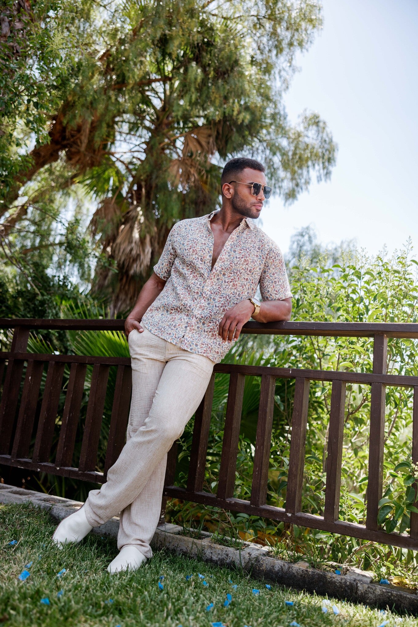 Mojito Men's Resort Style Casual Stylish Print Shirt