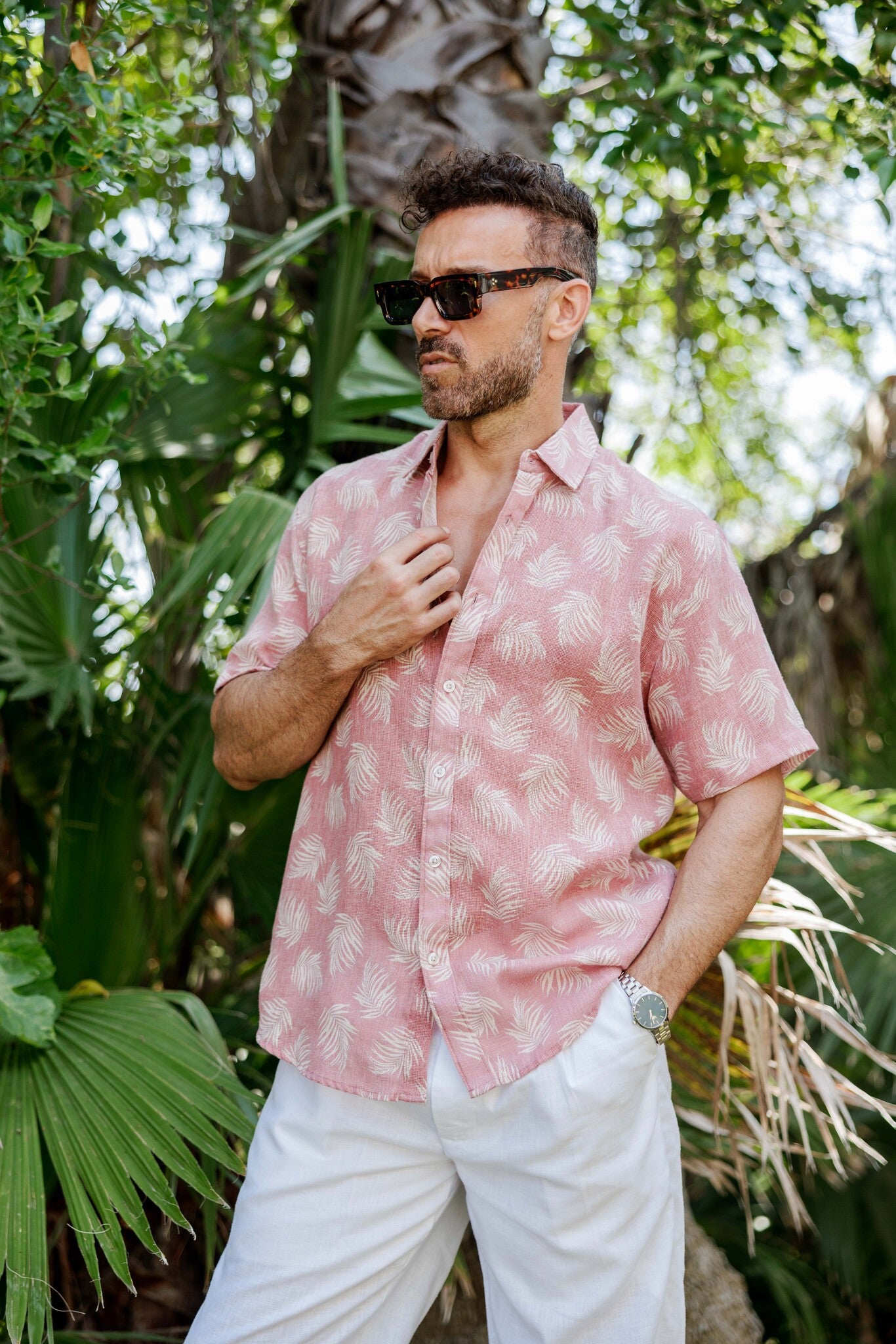 Mojito Men's Resort Style Casual Stylish Print Shirt