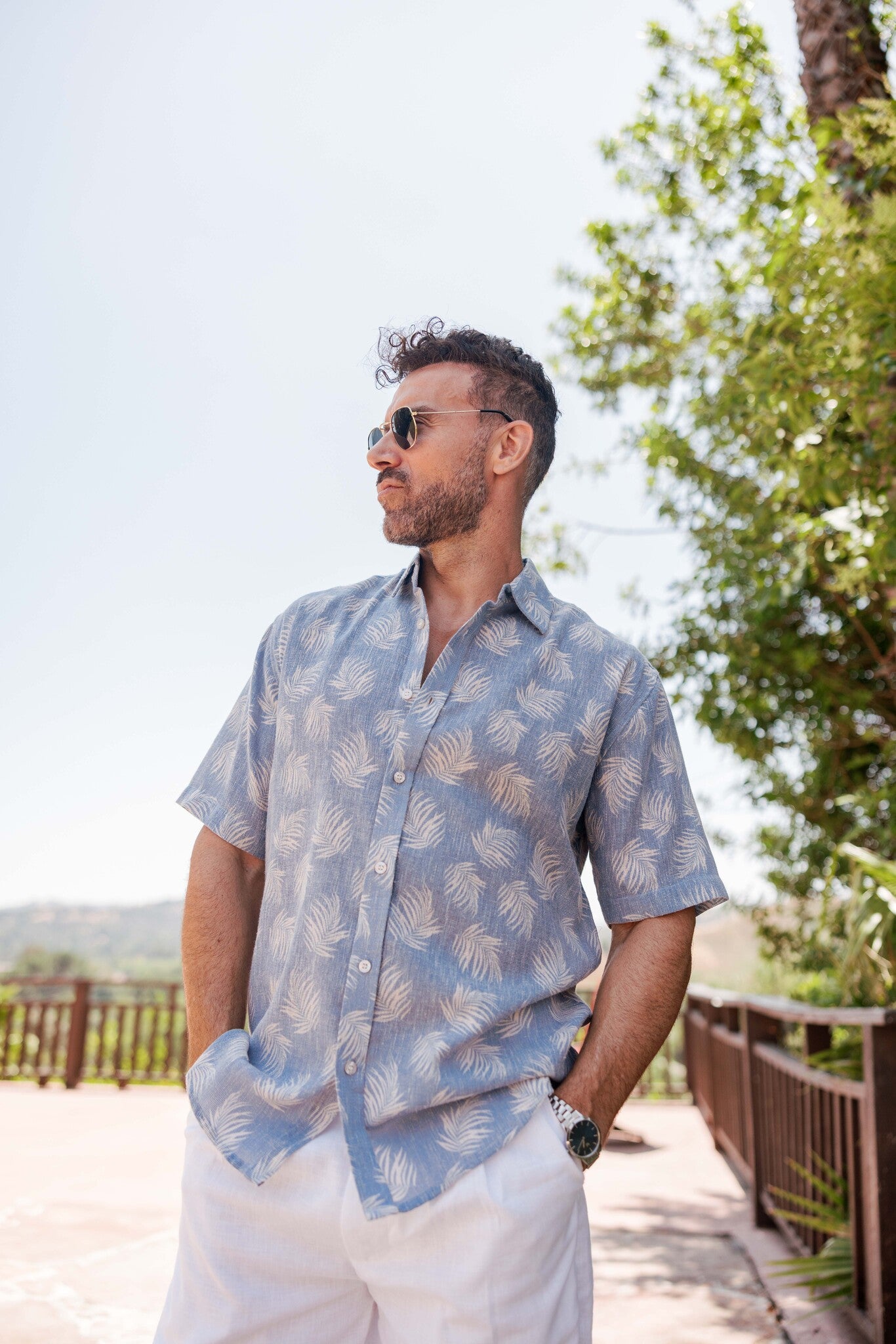 Mojito Men's Resort Style Casual Stylish Print Shirt