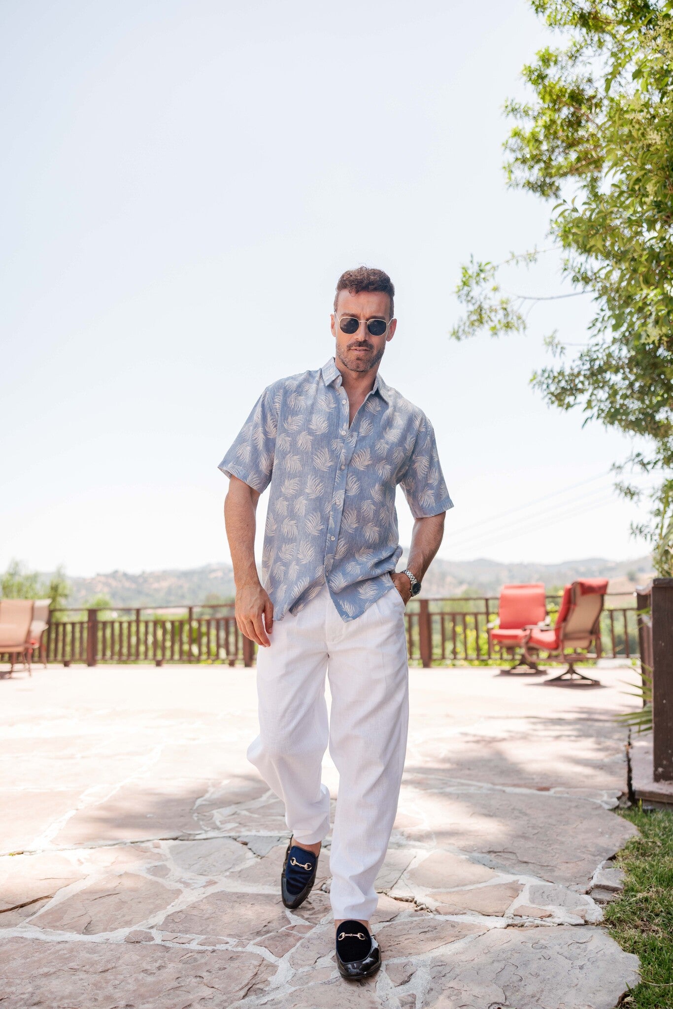 Mojito Men's Resort Style Casual Stylish Print Shirt