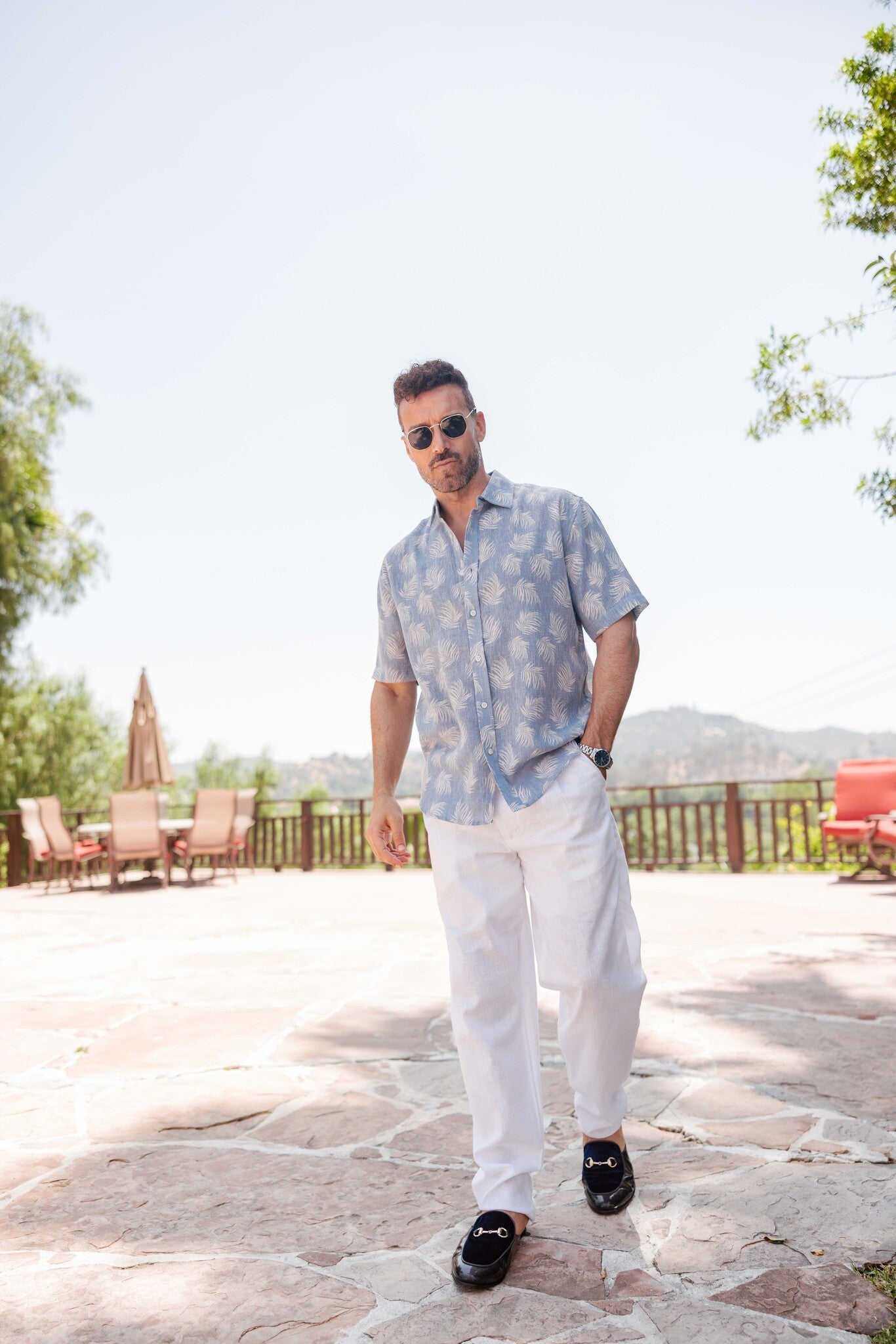 Mojito Men's Resort Style Casual Stylish Print Shirt