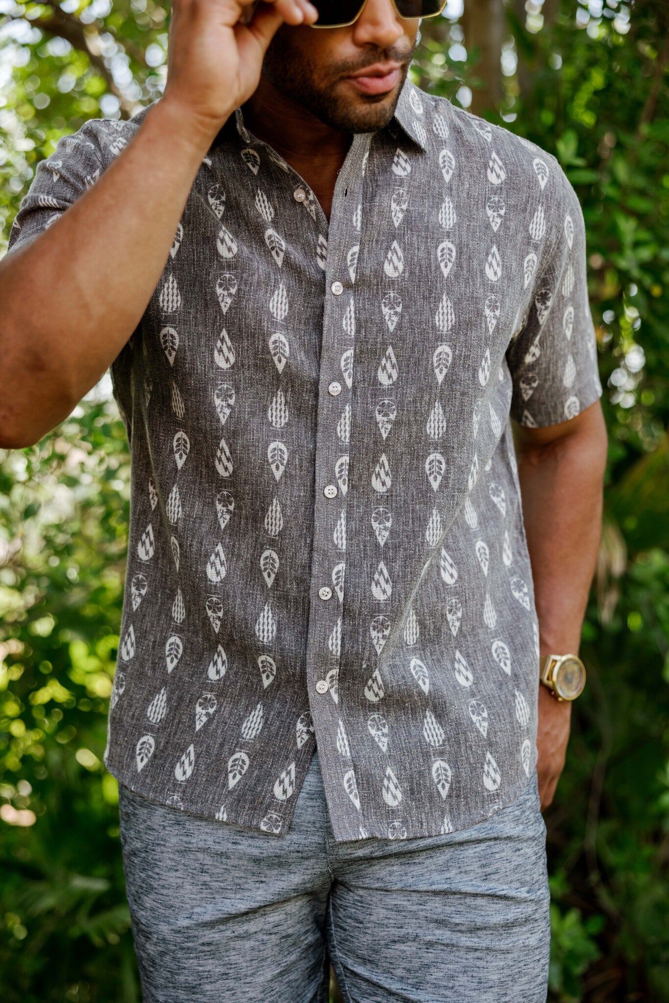 Mojito Men's Resort Style Casual Stylish Print Shirt