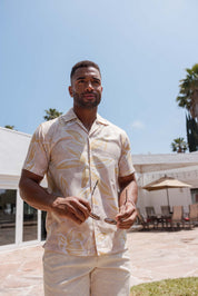 Mojito Men's Resort Style Casual Summer Print Shirt