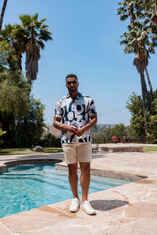 Mojito Men's Resort Style Casual Summer Print Shirt