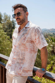 Mojito Men's Resort Style Casual Summer Print Shirt