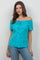 Women's Sexy Guayabera Off-Shoulder Top Button Down Linen Blend S-2X - Mojito Collection - Guayabera Halter Top, Mojito Guayabera Shirt Women, Womens Guayabera Shirt, Womens Shirt
