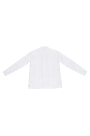 Boys Linen Guayabera Long Sleeve Four Pocket