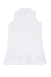Girls Sleeveless Guayabera Linen Dress with 4 Pocket Design Sizes 2T-4T, 4-10, 12-18