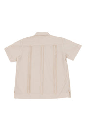 Youth Boys Cotton Blend Guayabera Shirt Short Sleeve 12-18