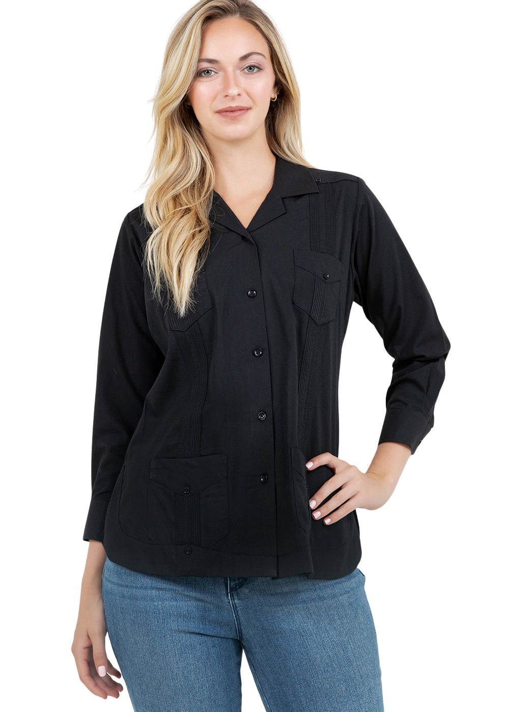 4 Sleeve Guayabera 4-Pocket Design