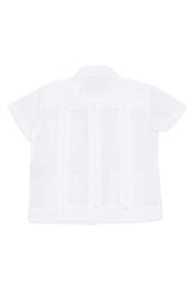 Toddler Boys Cotton Blend Guayabera Shirt Short Sleeve by Mojito Collection 0T-4T