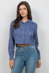 Camisa tradicional guayabera para mujer, premium, 100 % lino, manga corta, tallas XS-3X