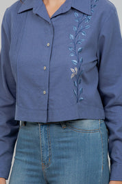 Camisa tradicional guayabera para mujer, premium, 100 % lino, manga corta, tallas XS-3X