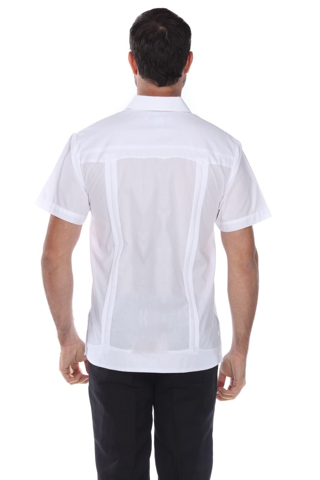Limited Edition Puerto Rico and Cuba Flag Guayabera Short Sleeve