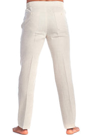 Men's Casual Drawstring Linen Pants