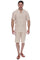 Men's Mandarin Collar Beachwear Lace Up Short Sleeve Shirt - Mojito Collection - Beachwear Shirt, Mens Shirt, Resortwear