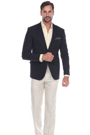 Mojito Reserve Men's Casual Modern Fit Cotton Blend Stretch Blazer - Mojito Collection - Beachwear, Long Sleeve Shirt, Mens Shirt, Mojito Linen Shirt, Resort Wear
