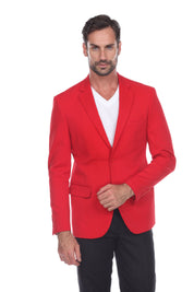Mojito Reserve Men's Casual Modern Fit Cotton Blend Stretch Blazer - Mojito Collection - Beachwear, Long Sleeve Shirt, Mens Shirt, Mojito Linen Shirt, Resort Wear