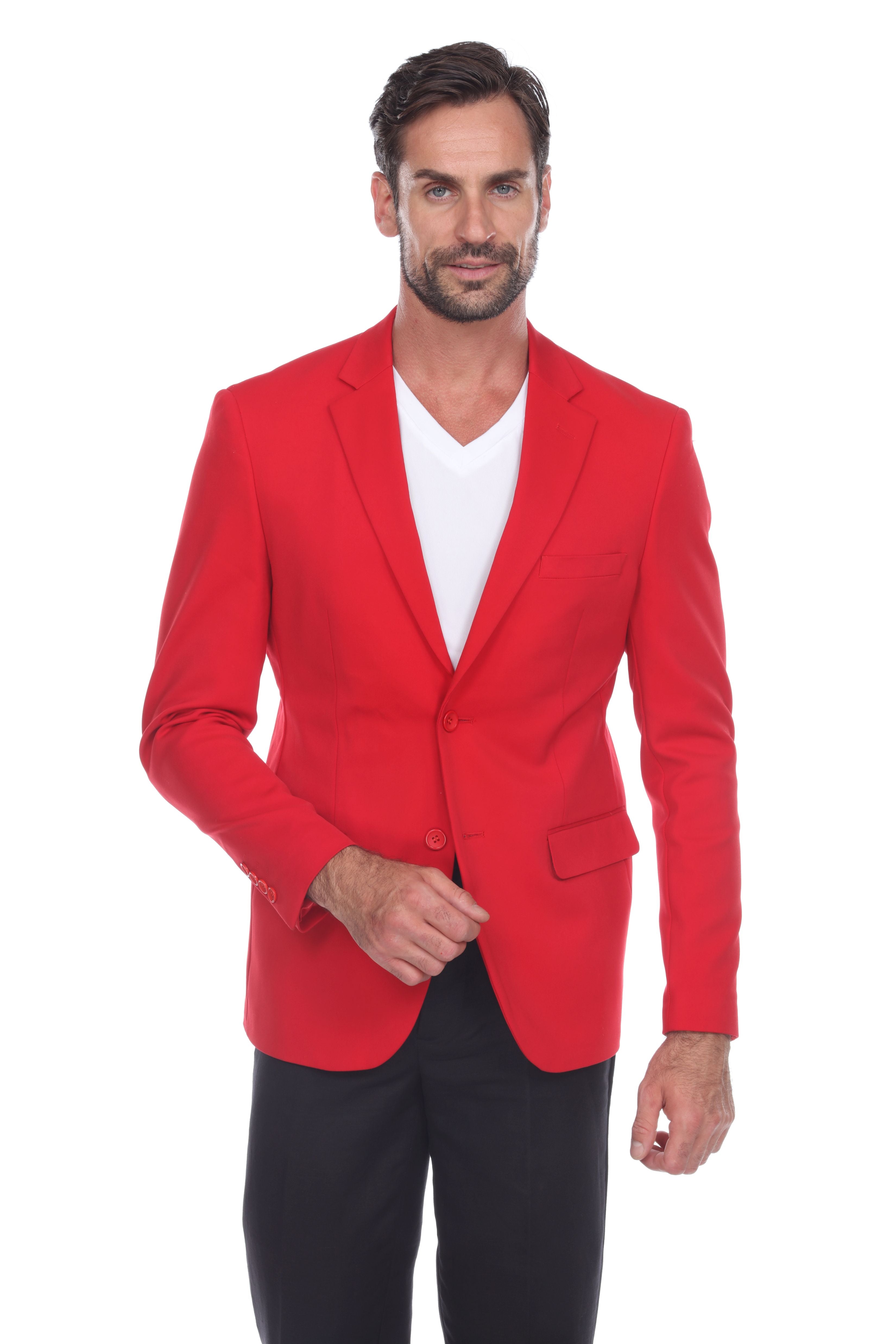 Mojito Reserve Men's Casual Modern Fit Cotton Blend Stretch Blazer - Mojito Collection - Beachwear, Long Sleeve Shirt, Mens Shirt, Mojito Linen Shirt, Resort Wear