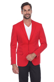 Mojito Reserve Men's Casual Modern Fit Cotton Blend Stretch Blazer - Mojito Collection - Beachwear, Long Sleeve Shirt, Mens Shirt, Mojito Linen Shirt, Resort Wear