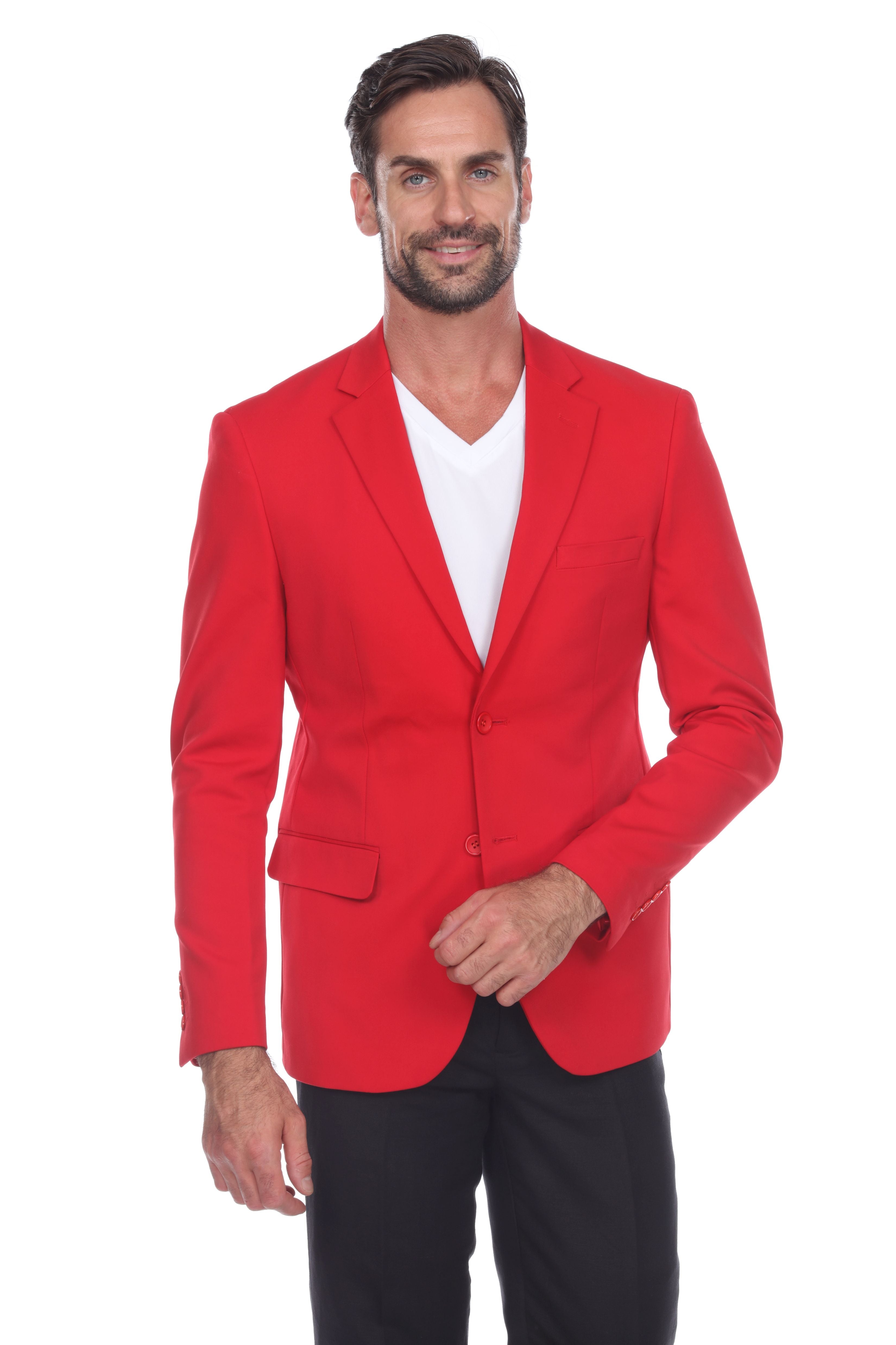Mojito Reserve Men's Casual Modern Fit Cotton Blend Stretch Blazer - Mojito Collection - Beachwear, Long Sleeve Shirt, Mens Shirt, Mojito Linen Shirt, Resort Wear