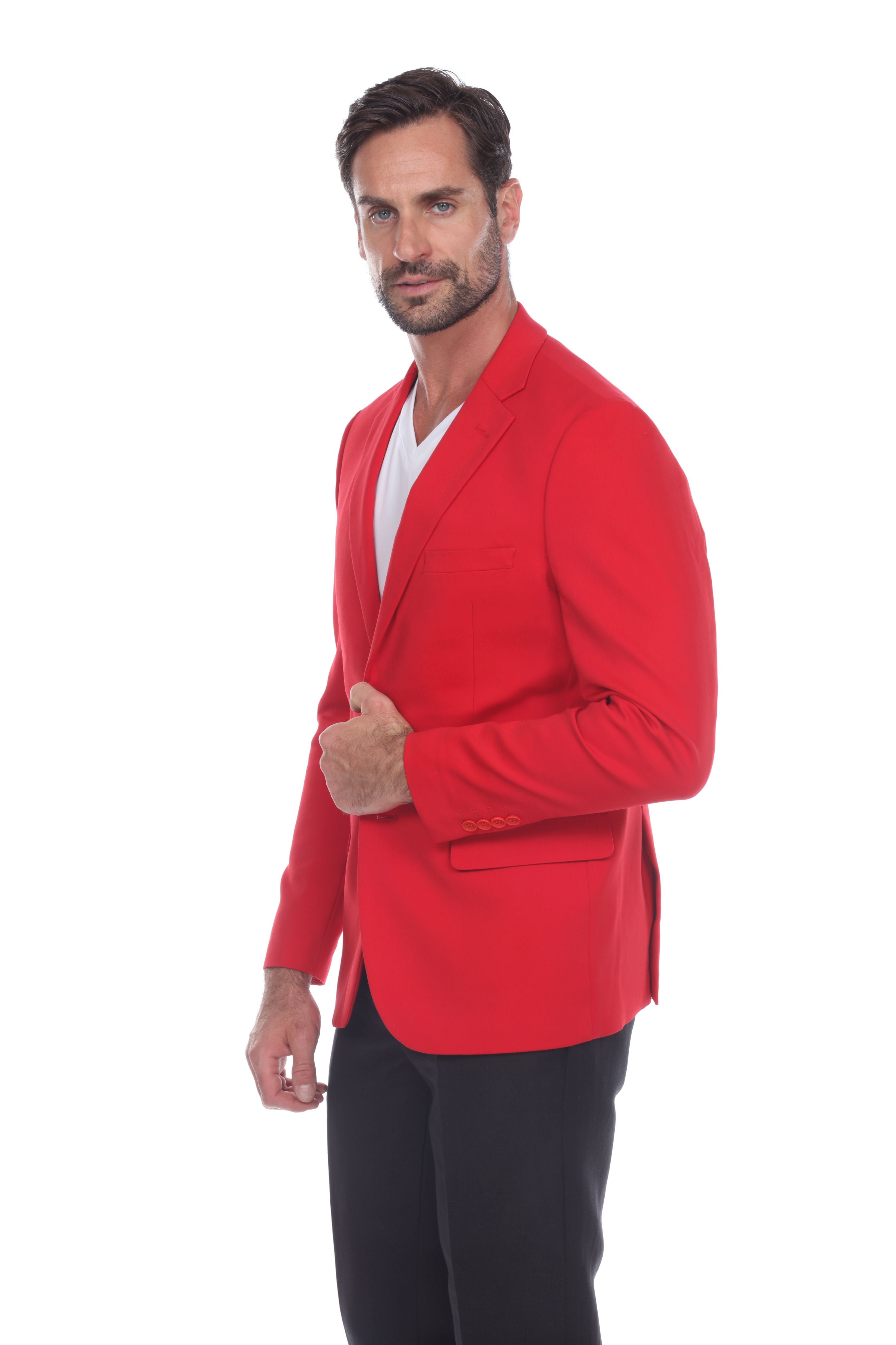 Mojito Reserve Men's Casual Modern Fit Cotton Blend Stretch Blazer - Mojito Collection - Beachwear, Long Sleeve Shirt, Mens Shirt, Mojito Linen Shirt, Resort Wear