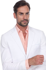 Mojito Reserve Men's Casual Modern Fit Cotton Blend Stretch Blazer - Mojito Collection - Beachwear, Long Sleeve Shirt, Mens Shirt, Mojito Linen Shirt, Resort Wear