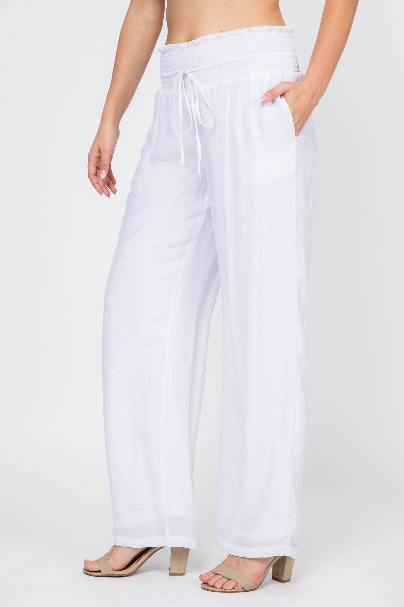 Buy White Pants for Women by Rangita Online