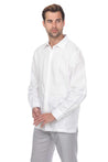 Casual Linen Blend Stitched Embroidery Button Down Long Sleeve Shirt - Mojito Collection - Beachwear, Mens Shirt, Mojito Linen Shirt, Resort Wear, Short Sleeve Linen Shirt, Short Sleeve Shirt