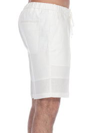 Men's Drawstring Resort Casual 100% Linen Dress Shorts
