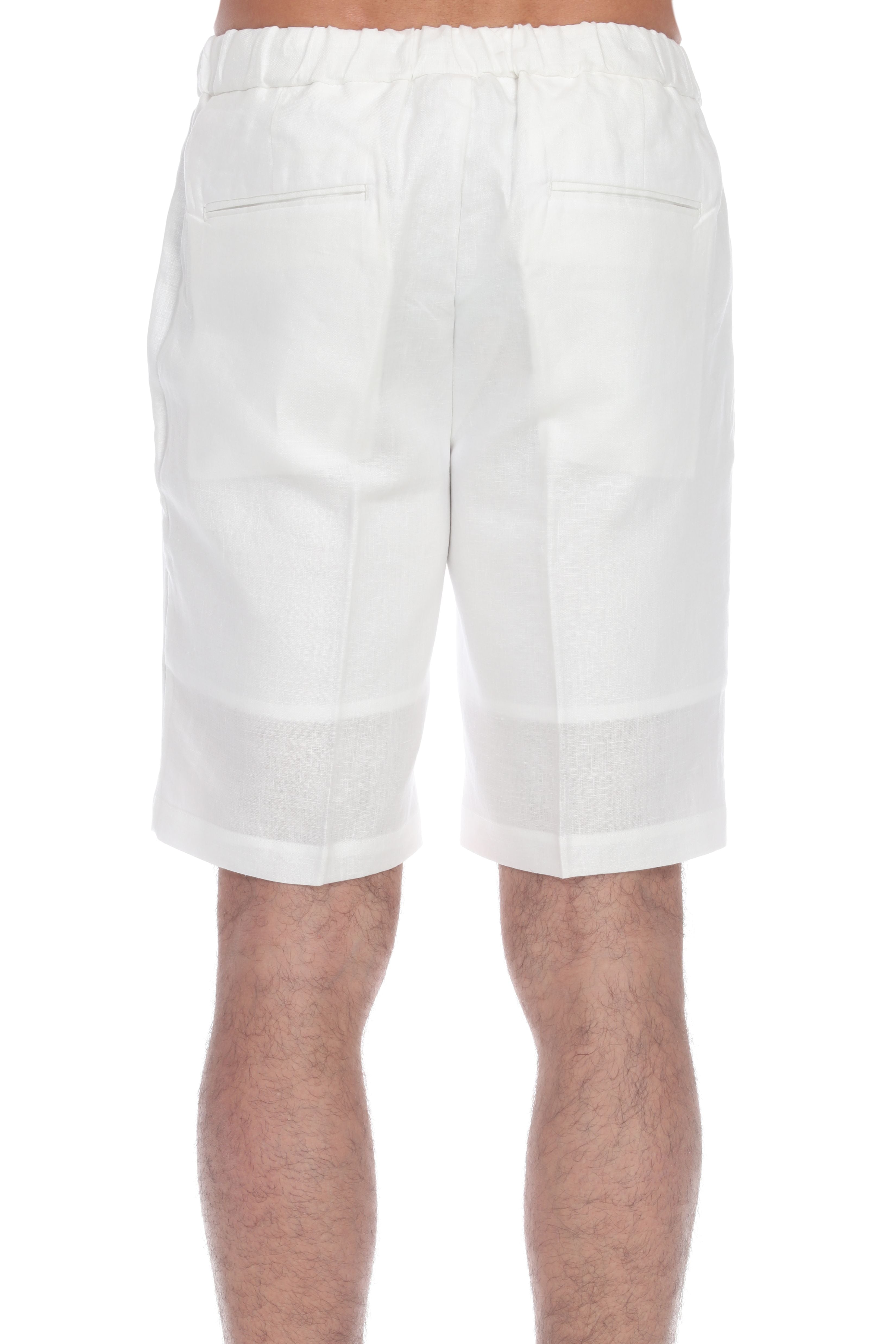 Men's Drawstring Resort Casual 100% Linen Dress Shorts 