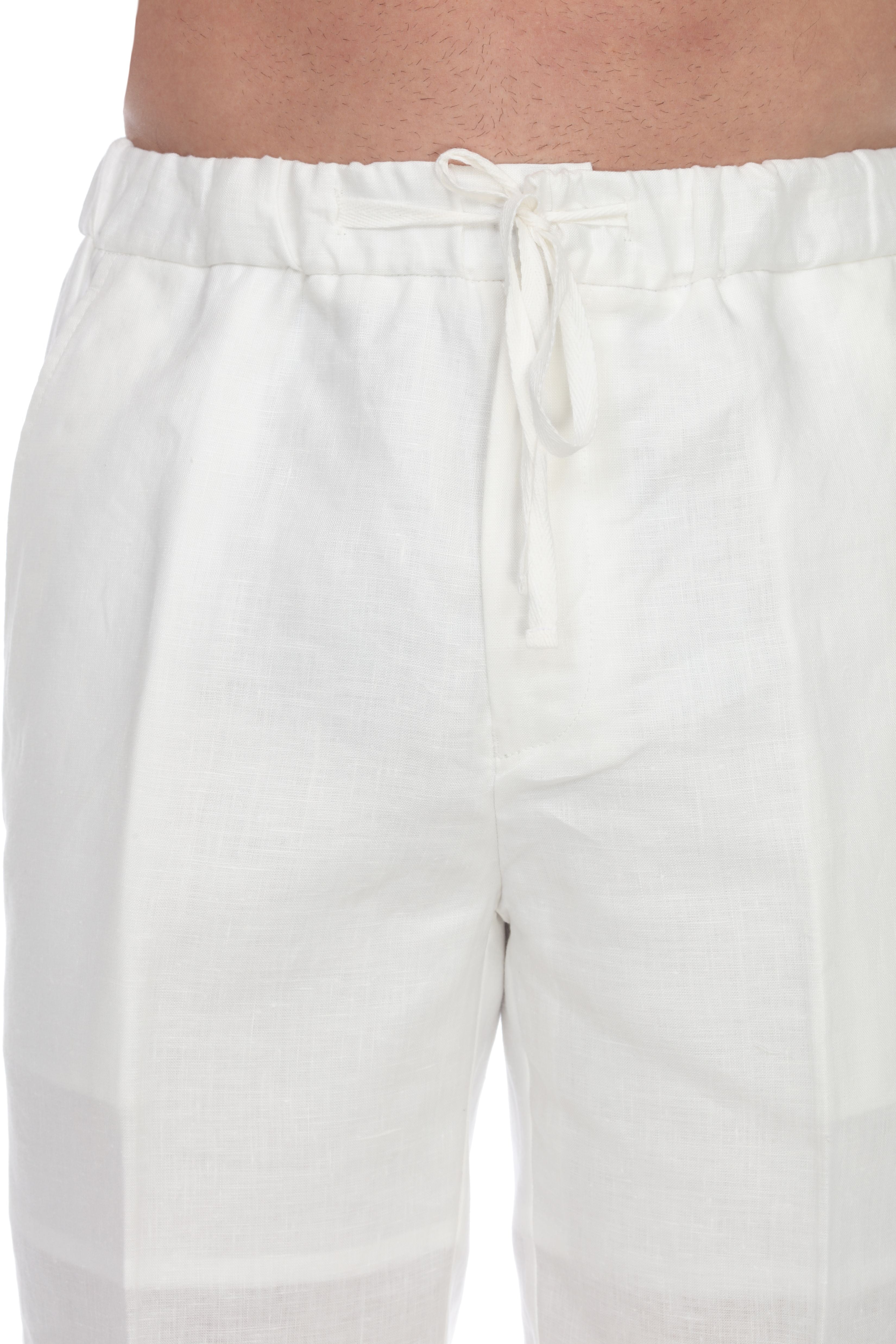 Men's Drawstring Resort Casual 100% Linen Dress Shorts