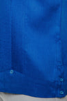 Mojito Men's 100% Linen Guayabera Shirt Long Sleeve Print Trim Accent - Mojito Collection - Guayabera, Long Sleeve Shirt, Mens Shirt, Mojito Guayabera Shirt