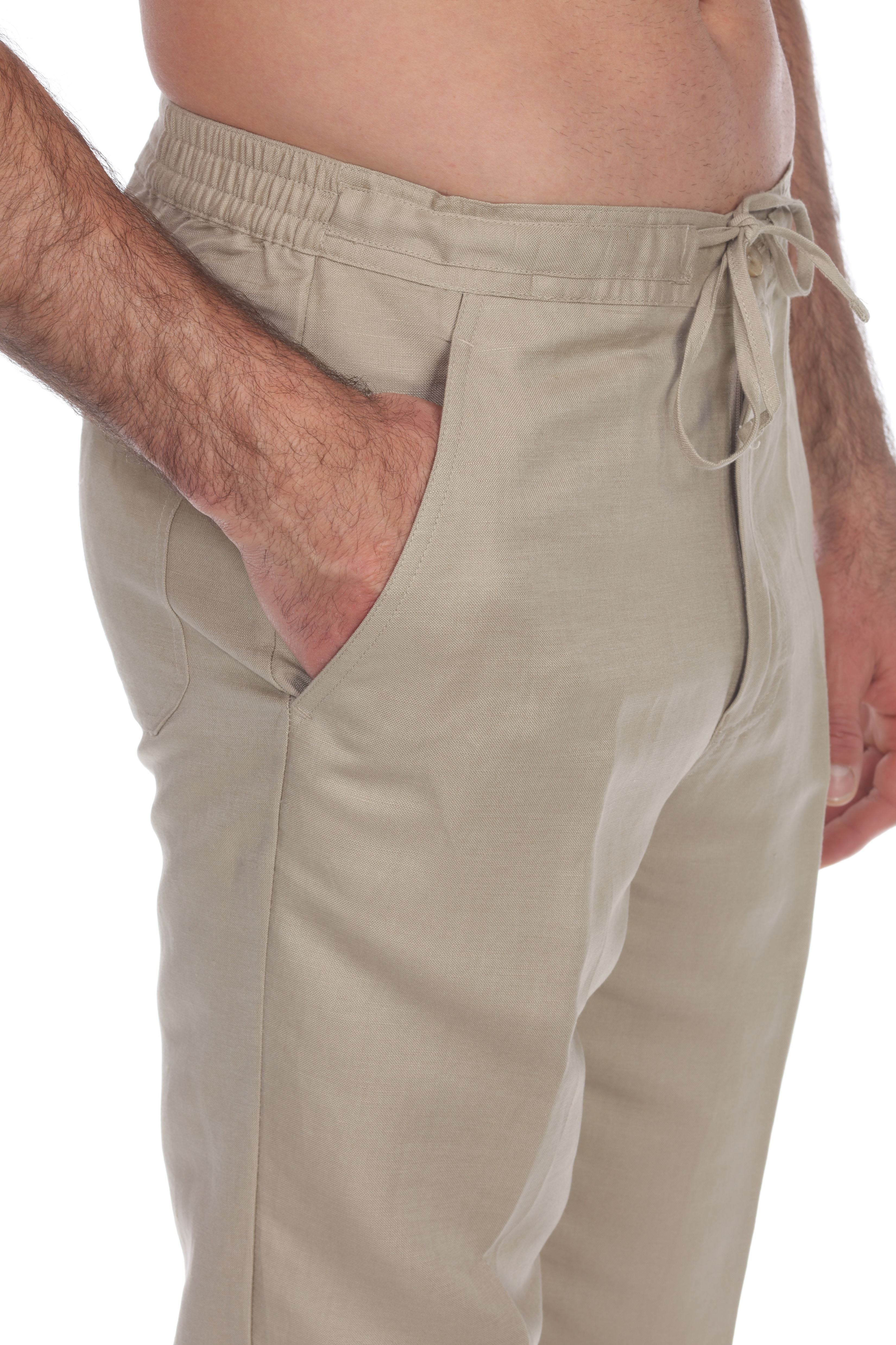 ファッション雑貨・小物その他 Palma Linen Drawstring Pants Keen Pant - Linen Drawstring Pants - FINAL SALE