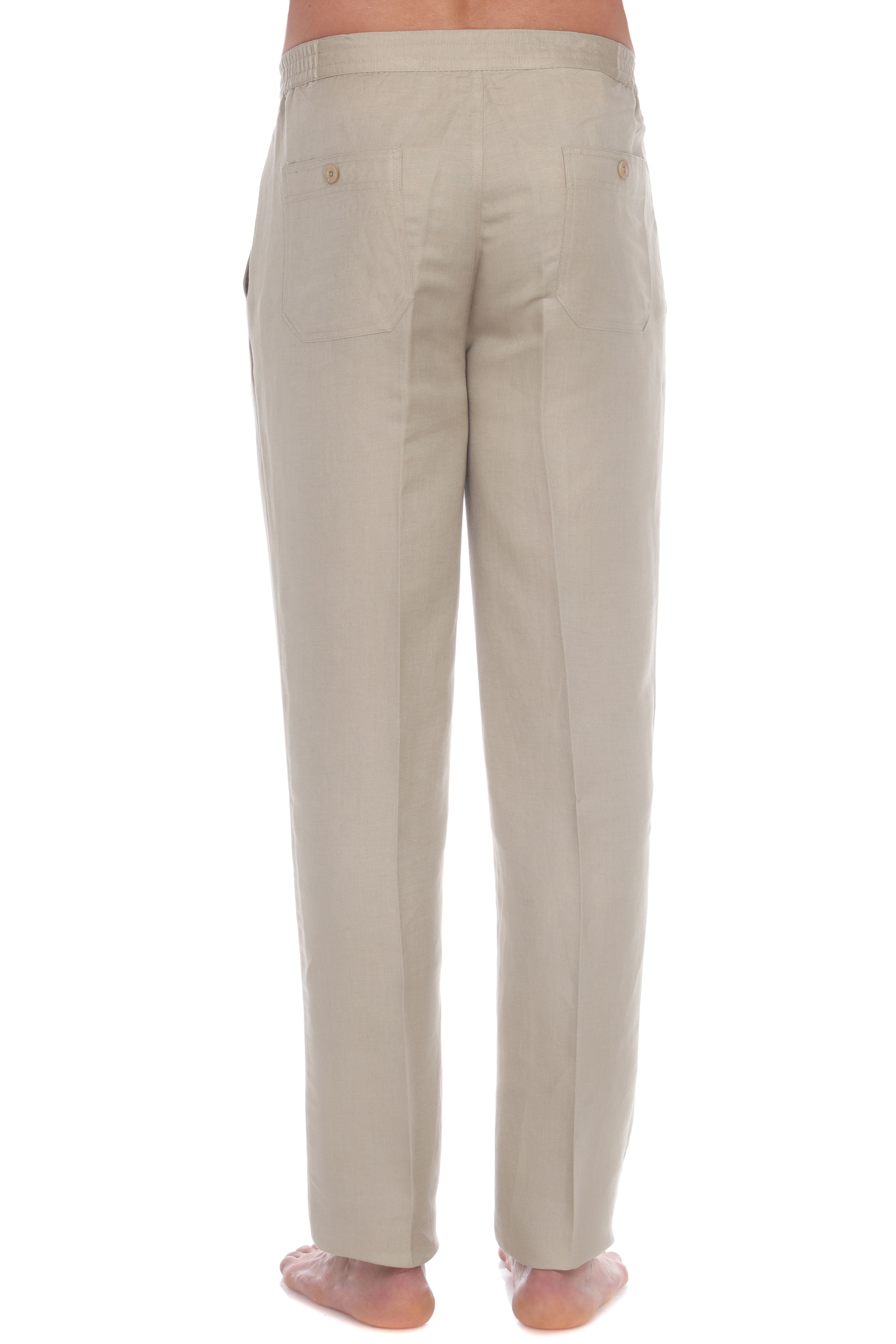 Mojito Men's Casual Drawstring Linen Pants – Mojito Collection