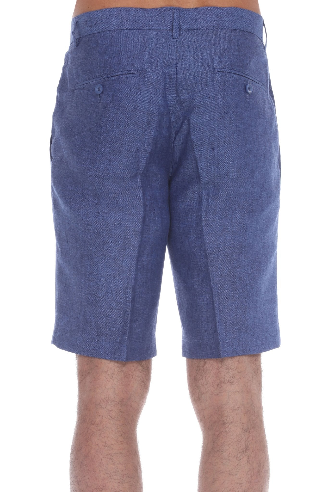 Men's 100% Linen Flat Front Casual Dress Shorts L / NATURAL Men's 100% Linen Flat Front Casual Dress Shorts L / NATURAL